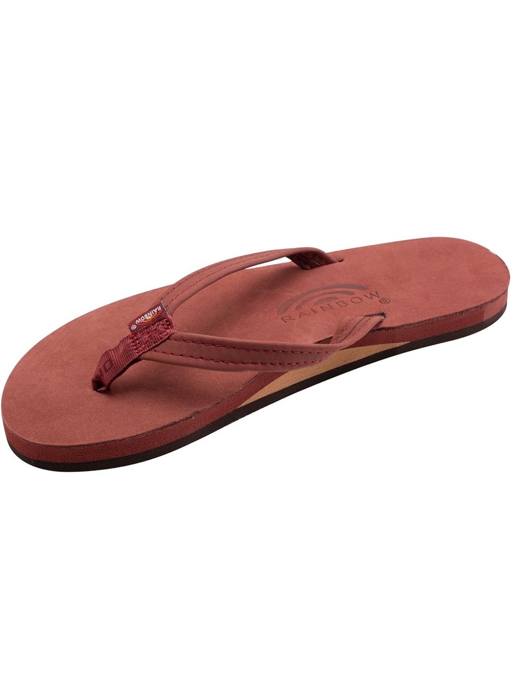 Rainbow Sandals Women's Single Layer Leather Sandal Narrow Strap